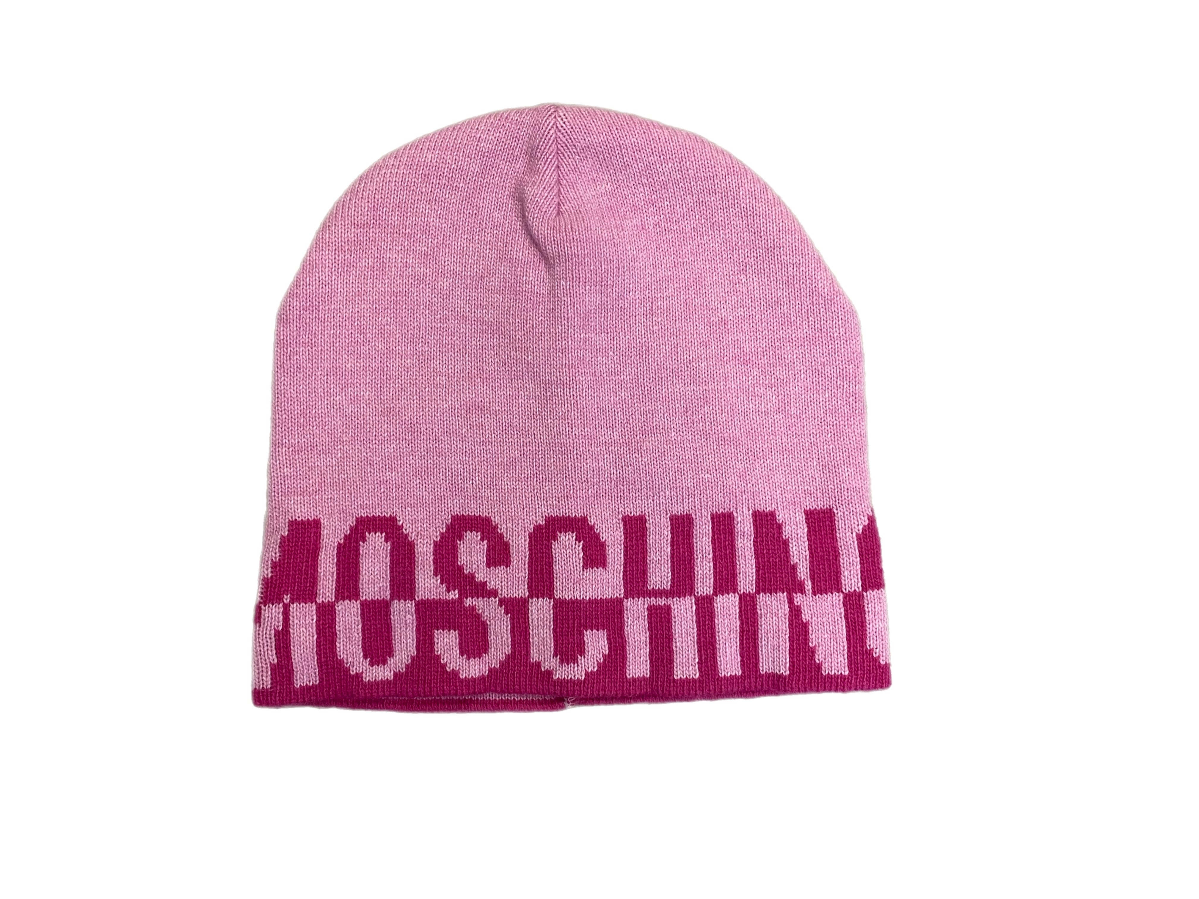 Berretta moschino Bicolor Rosa e Fuxia