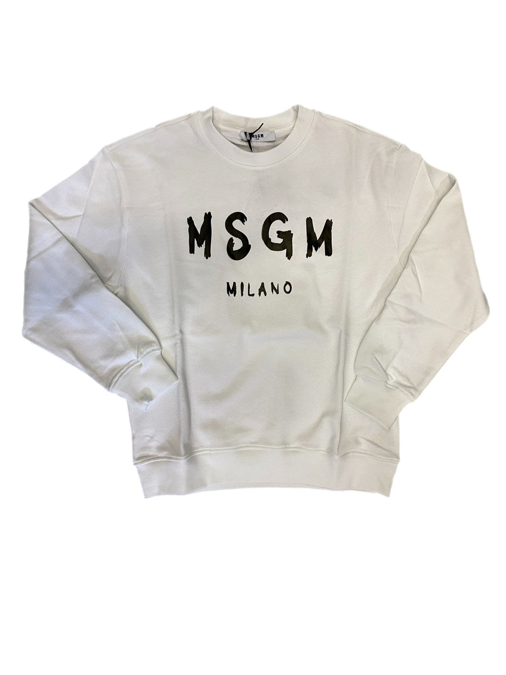 Felpa Girocollo MSGM Bianca