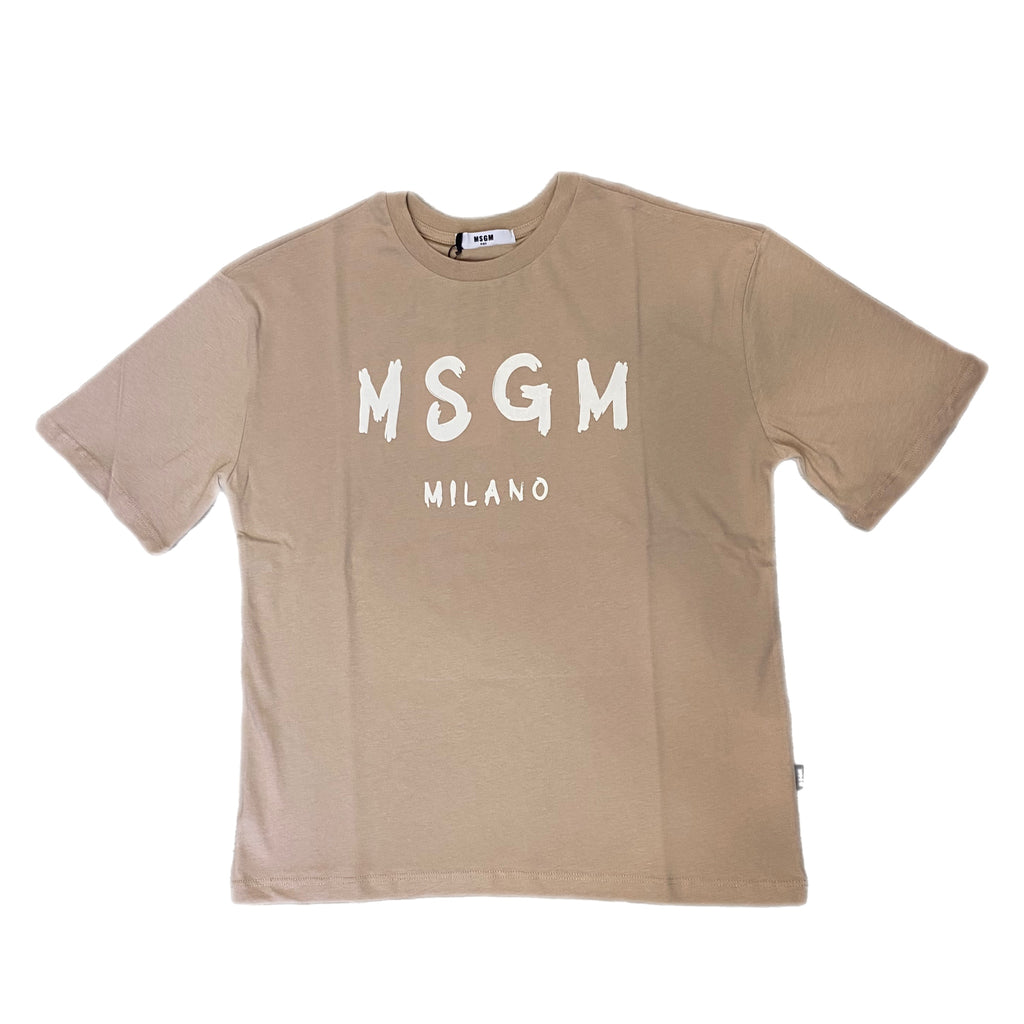 T-shirt MSGM Basic Beige